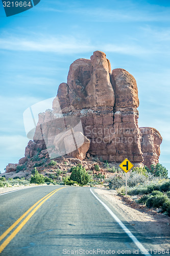 Image of Arches National Park  Moab  Utah  USA