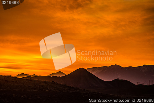 Image of sunrise over colorado rocky mountains