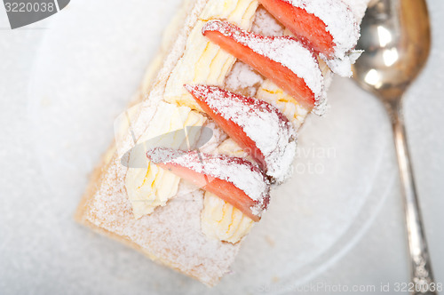 Image of napoleon strawberry cake dessert 