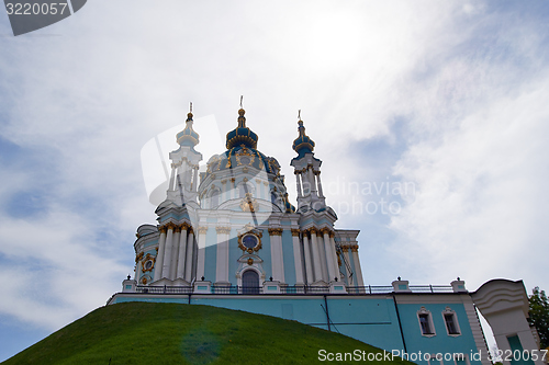 Image of St. Andrew Church in Kiev, Ukraine