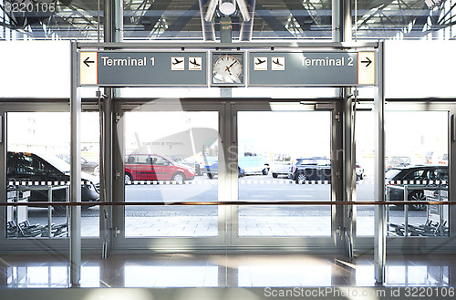 Image of Entrance Airport Terminal