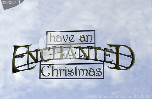 Image of Christmas message, London, oxford street
