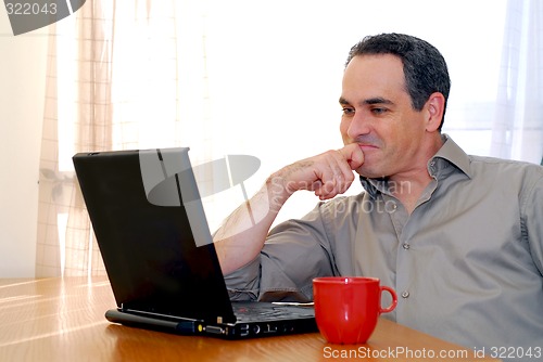 Image of Man with laptop