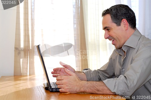 Image of Man with laptop