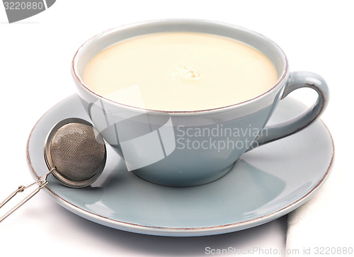 Image of Cup of tea with milk