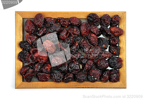 Image of Dried cranberries in frame