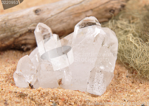 Image of Rock crystal on beach