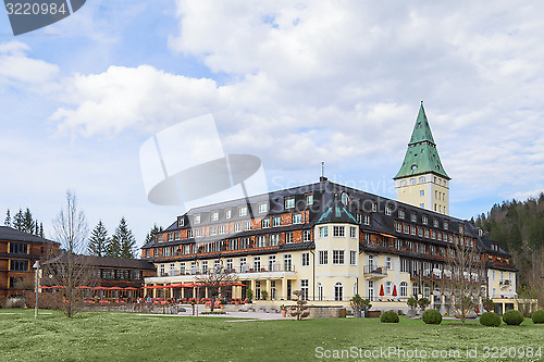 Image of Hotel Schloss Elmau royal luxury residence in Bavarian Alpine va