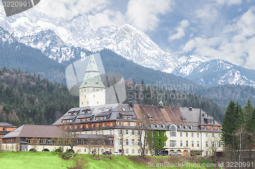 Image of Bavarian hotel Schloss Elmau is official venue of G8 summit