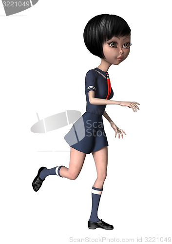 Image of Japanese Schoolgirl