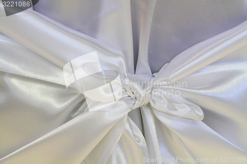 Image of white satin background