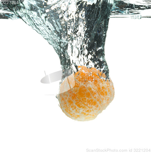 Image of tangerine splashes
