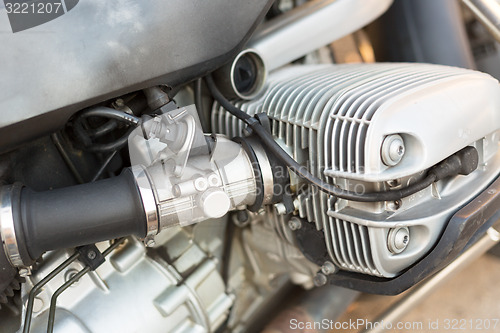 Image of motorcycle engine