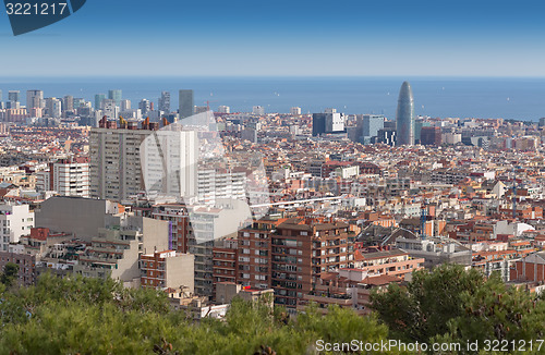 Image of View of Barcelona from Mount Tibidabo