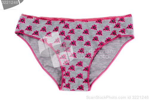 Image of Gray simple women\'s panties