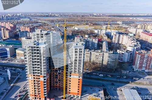 Image of Construction of residential house in Tyumen