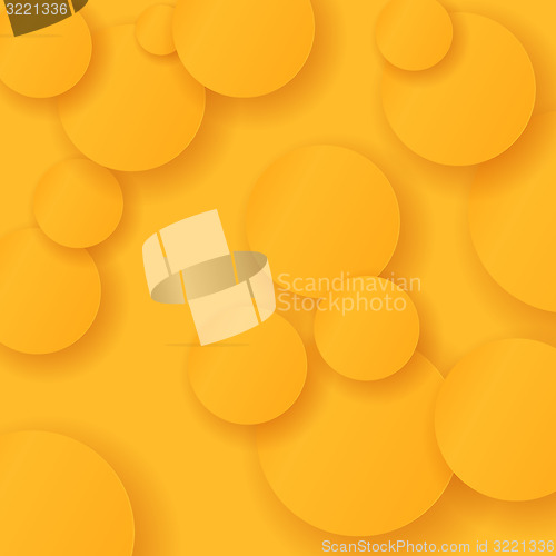 Image of Orange Circles Background.