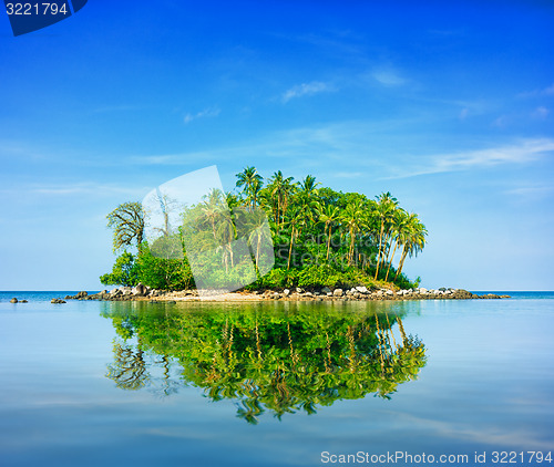 Image of Colorful Little Tropical Island in Thailand, Southeast Asia