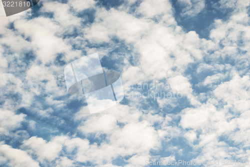 Image of Blue sky and clouds