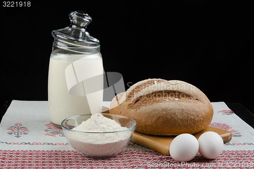 Image of Still life with drying milk sweet straw