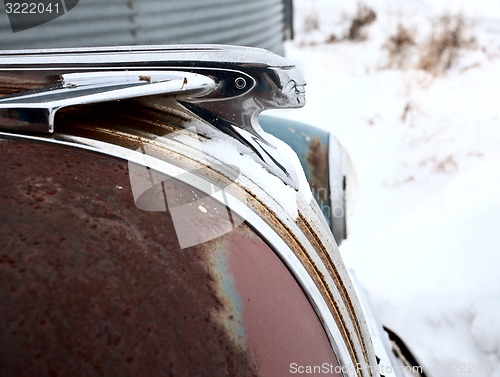 Image of Antique abandoned car pontiac 