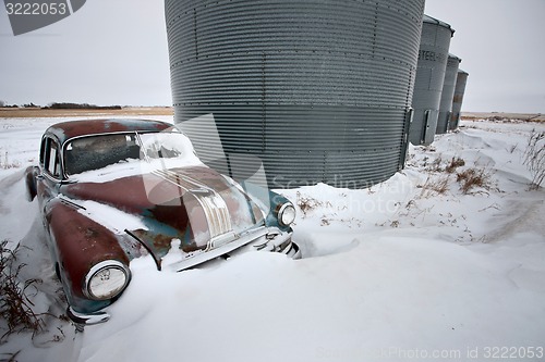 Image of Antique abandoned car pontiac 