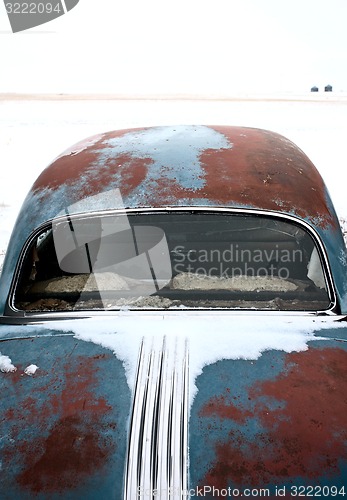 Image of Antique abandoned car pontiac 