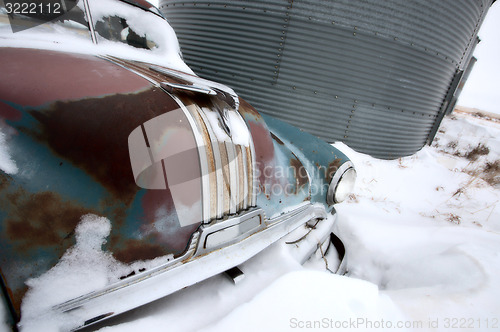 Image of Antique abandoned car pontiac 