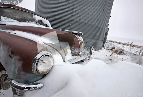 Image of Antique abandoned car pontiac 