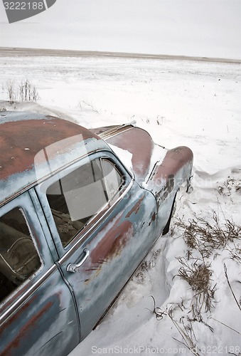 Image of Antique abandoned car pontiac 