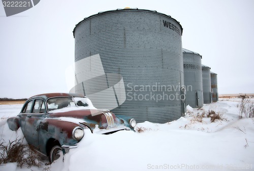 Image of Antique abandoned car pontiac 