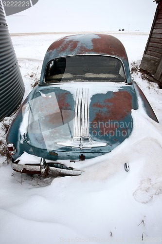 Image of Antique abandoned car pontiac 