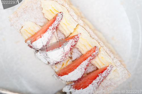 Image of napoleon strawberry cake dessert 