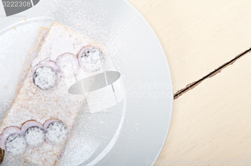 Image of napoleon blueberry cake dessert 