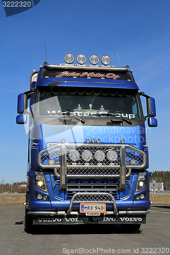 Image of Volvo FH16 700 Logging Truck on a Yard