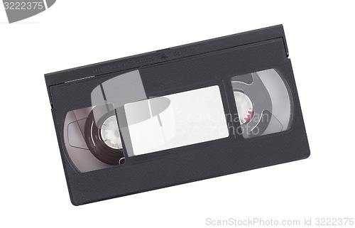 Image of Retro videotape isolated on white