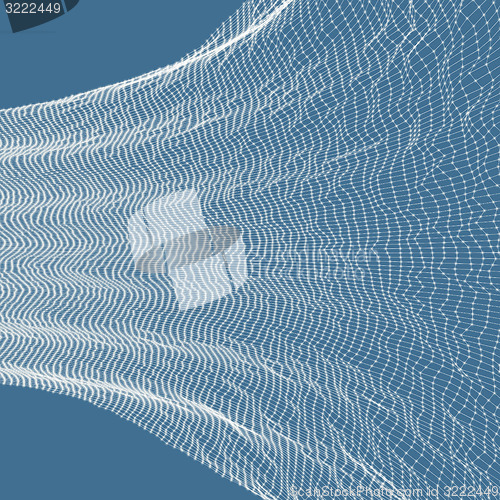 Image of 3d abstract background. Technology vector illustration. 