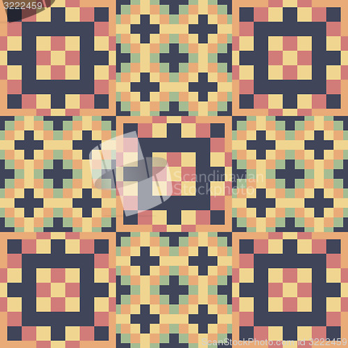 Image of Seamless pattern. Mosaic. 
