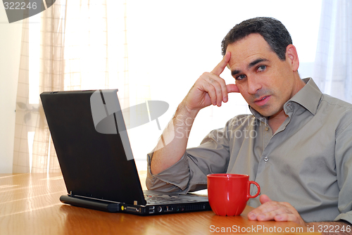 Image of Man with laptop