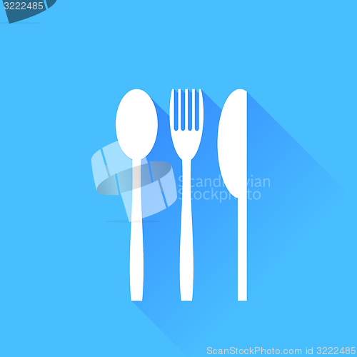 Image of Knife Fork and Spoon
