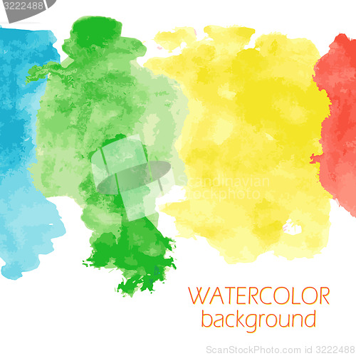 Image of Watercolor background. Vector illustration