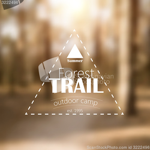Image of Logo at blurred background