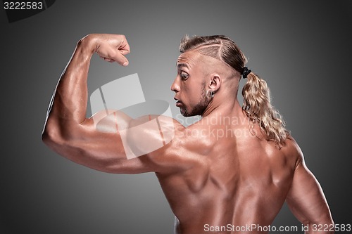 Image of Attractive male body builder 