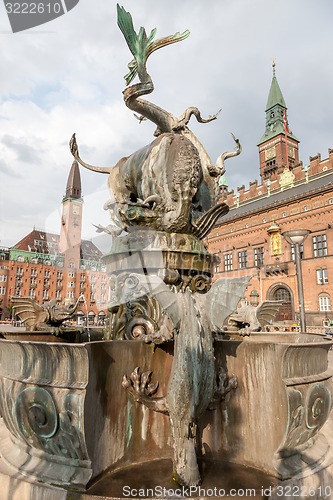 Image of Copenhagen, Denmark Dragon\'s fountain