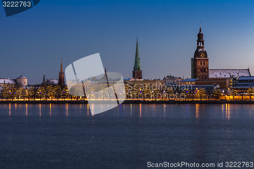 Image of Riga Old Town skyline