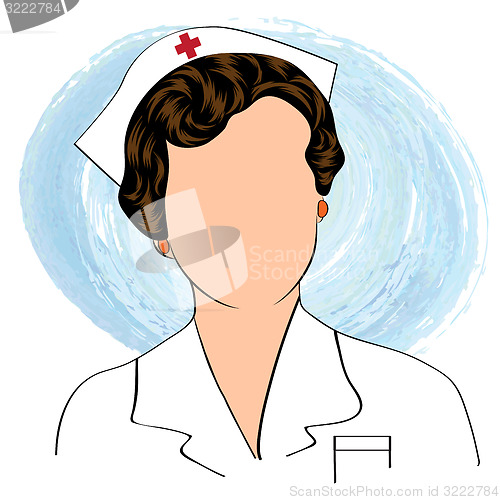 Image of Beautiful friendly and confident nurse 