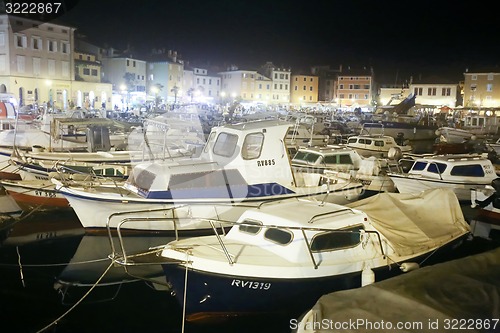 Image of Moored boats in Rovinj