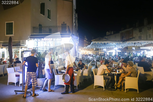 Image of Retsurants on promenade in Rovinj