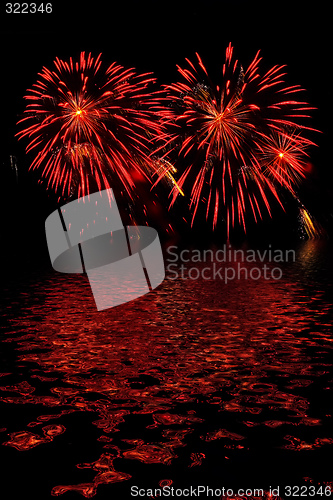 Image of Fireworks on Water