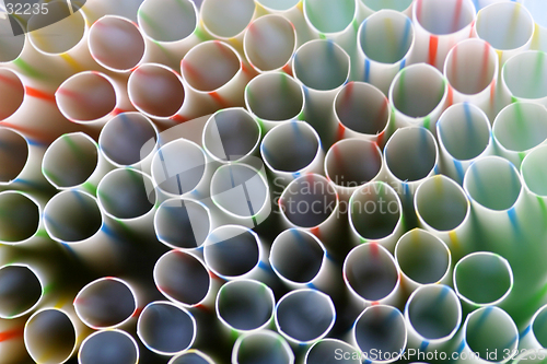 Image of Drinking Straw Abstract